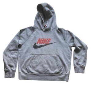 Nike Unisex Gray Pullover Hoodie Size Medium